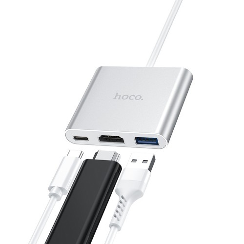 Hoco HB14 (Type-C To PD, HDMI, USB3.0) Adapter